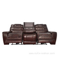 Living Room sofa Leather Electric Recliner Sofa Set